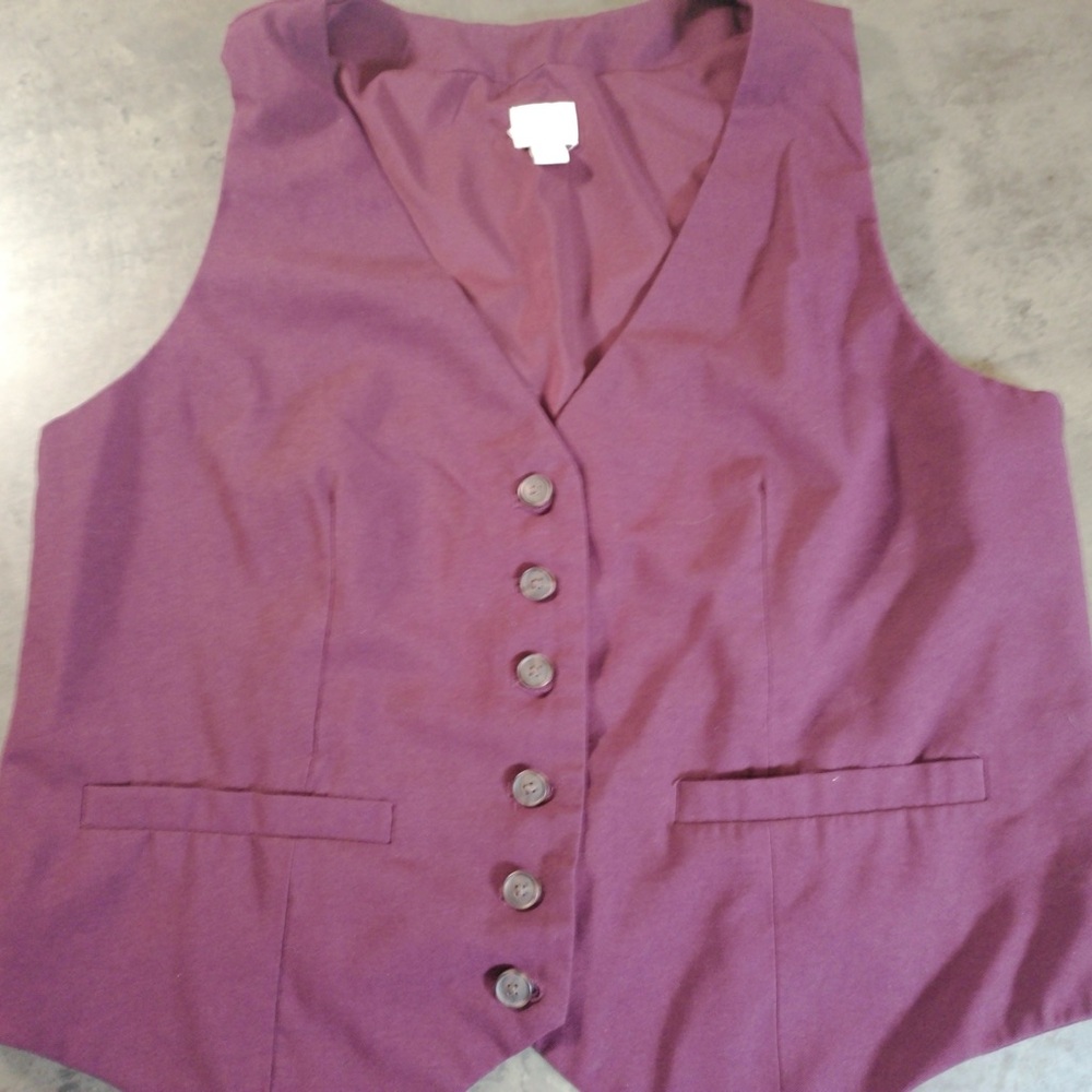 a new day Maroon Vest